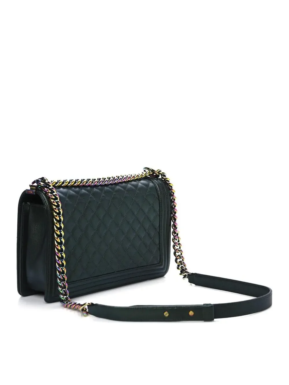 Chanel Iridescent Goatskin Quilted New #320964C66B